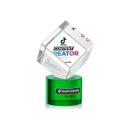 Burrill VividPrint&trade; Award on Marvel Base - Green
