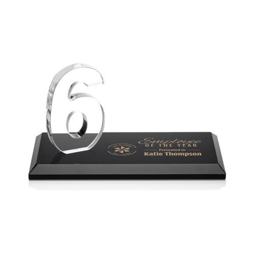 Recognition Awards - Crystal Awards - Northam Milestone Award  - Black