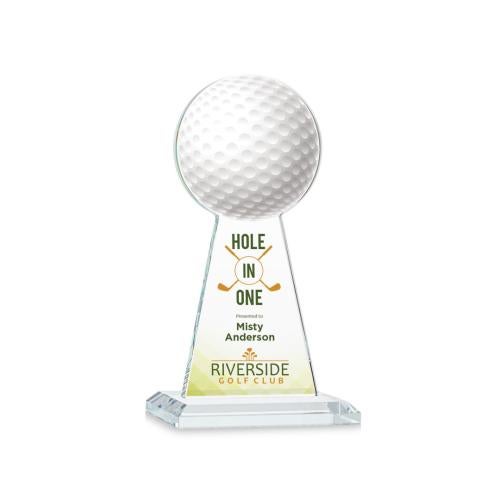 Recognition Awards - Crystal Awards - Edenwood Golf VividPrint™ Award - Clear