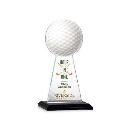 Recognition Awards - Crystal Awards - Edenwood Golf VividPrint™ Award - Black