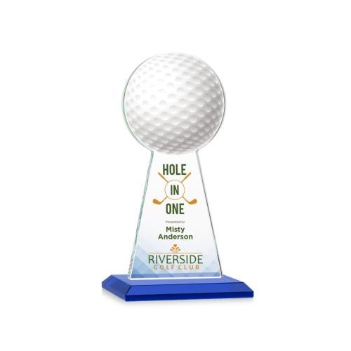 Recognition Awards - Crystal Awards - Edenwood Golf VividPrint™ Award - Blue