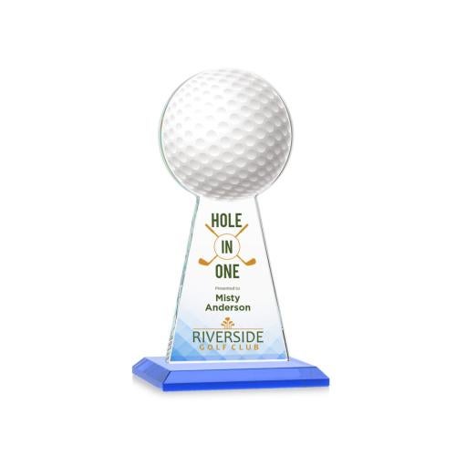 Recognition Awards - Crystal Awards - Edenwood Golf VividPrint™ Award - Sky Blue