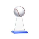 Edenwood Baseball VividPrint/Etch Award - Sky Blue Alt Image 1