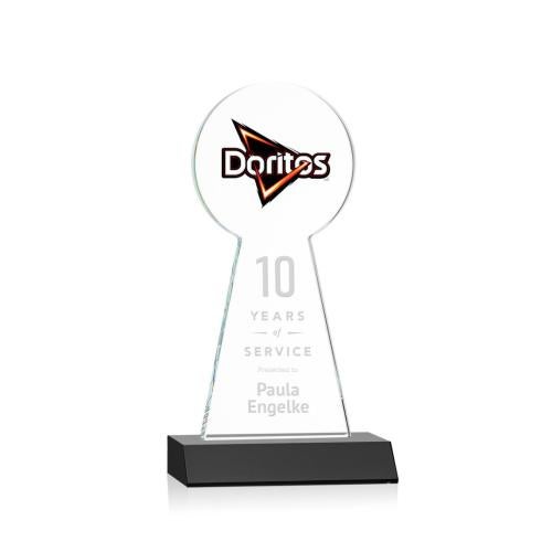 Recognition Awards - Crystal Awards - Laidlaw VividPrint™/Etch Award - Black