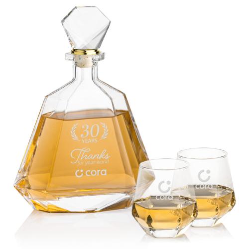 Corporate Gifts - Barware - Decanters - Hartsdale Decanter Set