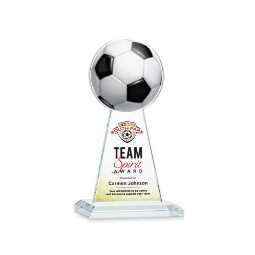 Recognition Awards - Crystal Awards - Edenwood Soccer VividPrint™ Award - Clear