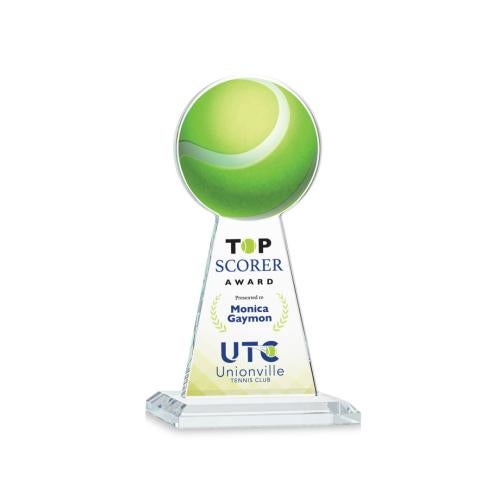 Recognition Awards - Crystal Awards - Edenwood Tennis  VividPrint™ Award - Clear
