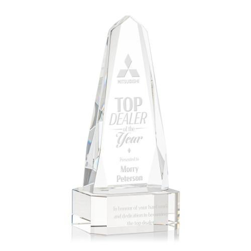 Recognition Awards - Crystal Awards - Geneva Award on Base - Clear