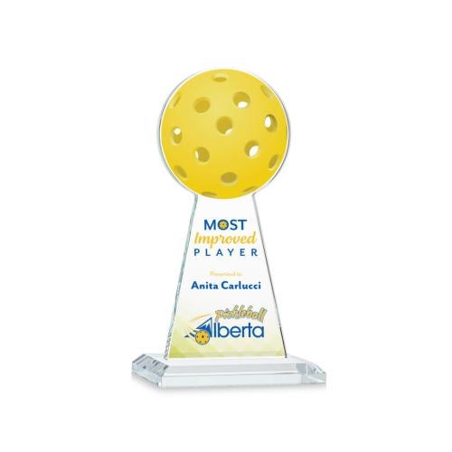 Recognition Awards - Crystal Awards - Edenwood Pickleball VividPrint™ Award - Clear