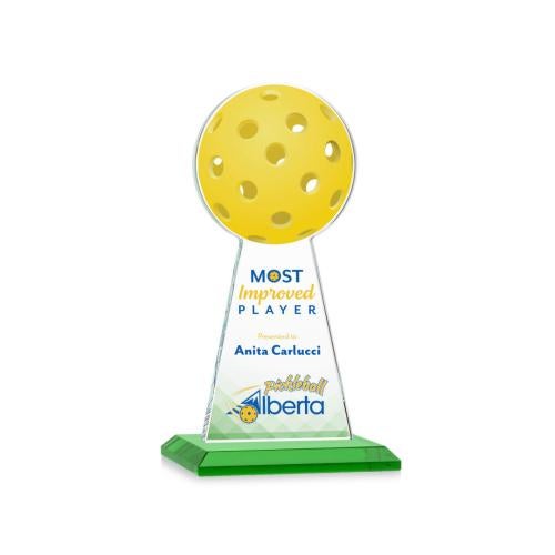 Recognition Awards - Crystal Awards - Edenwood Pickleball VividPrint&trade; Award - Green