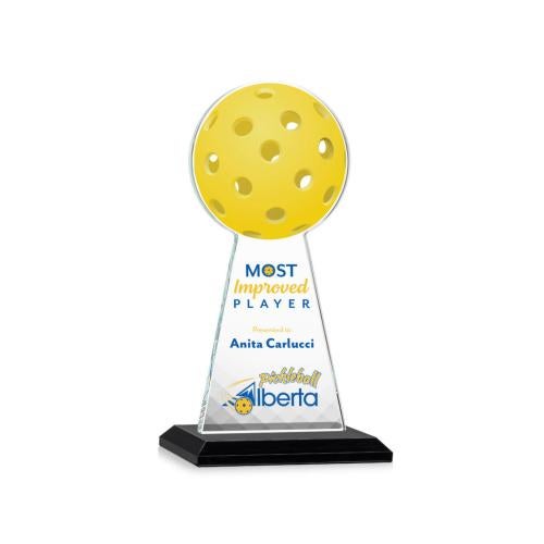 Recognition Awards - Crystal Awards - Edenwood Pickleball VividPrint™ Award - Black