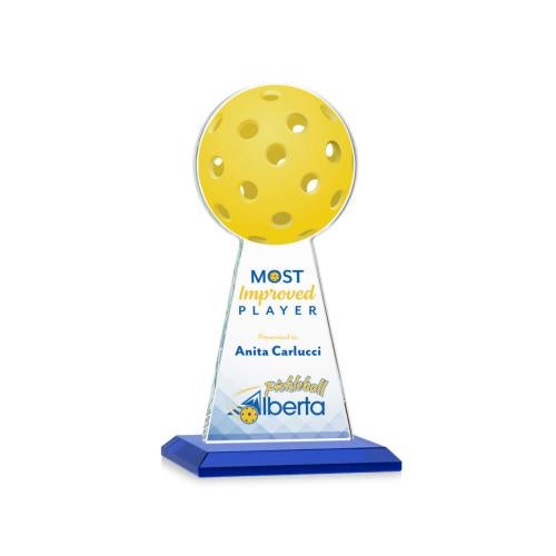 Recognition Awards - Crystal Awards - Edenwood Pickleball VividPrint™ Award - Blue