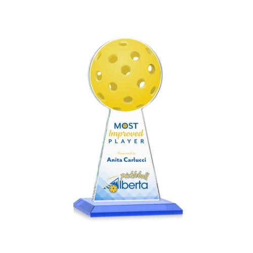 Recognition Awards - Crystal Awards - Edenwood Pickleball VividPrint™ Award - Sky Blue