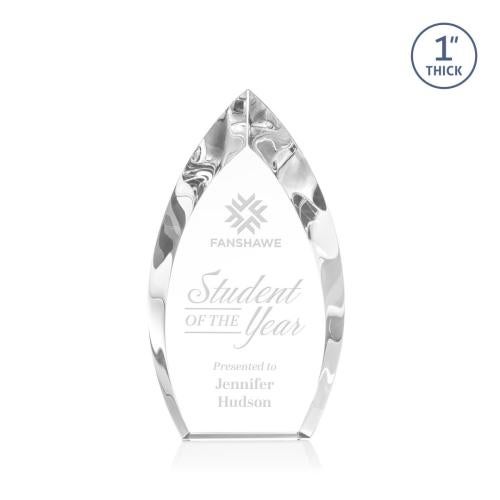 Recognition Awards - Crystal Awards - Marinello Award - Clear