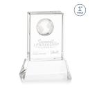 Ambassador Globe Award on Base - Clear