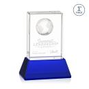 Ambassador Globe Award on Base - Blue