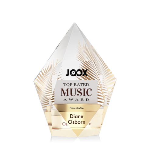 Recognition Awards - Crystal Awards - Devron VividPrint™ Award - Clear