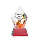 Devron VividPrint&trade; Award on Base - Red