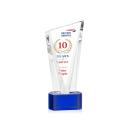 Plymouth VividPrint&trade; Award on Paragon Base - Blue