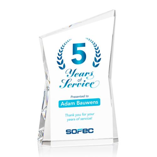 Recognition Awards - Crystal Awards - Roswell VividPrint™ Award