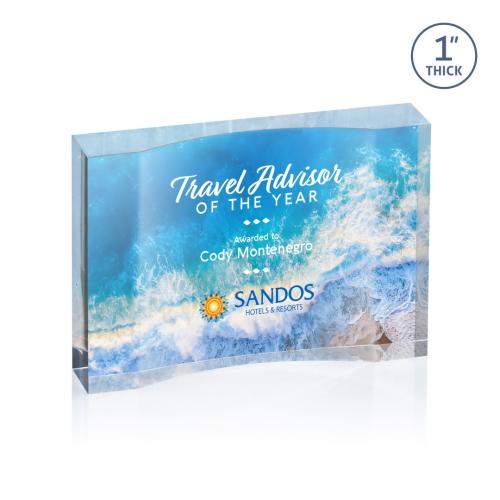 Recognition Awards - Acrylic Awards - Langworth VividPrint™ Award - Clear
