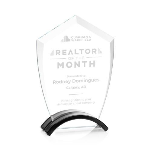 Recognition Awards - Crystal Awards - Pullman Award - Black