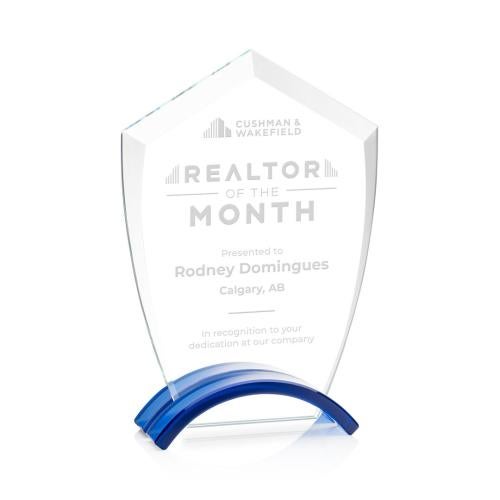 Recognition Awards - Crystal Awards - Pullman Award - Blue