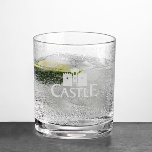 Corporate Gifts - Barware - On the Rocks Tumblers & Glasses - Waldorf OTR/DOF - Deep Etch