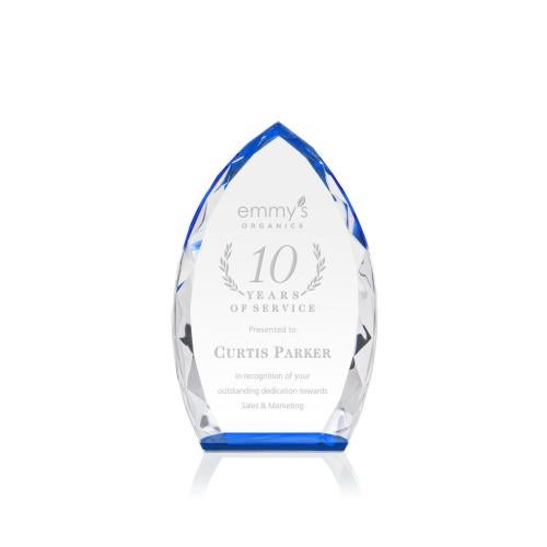 Recognition Awards - Crystal Awards - Wilton Award - Blue