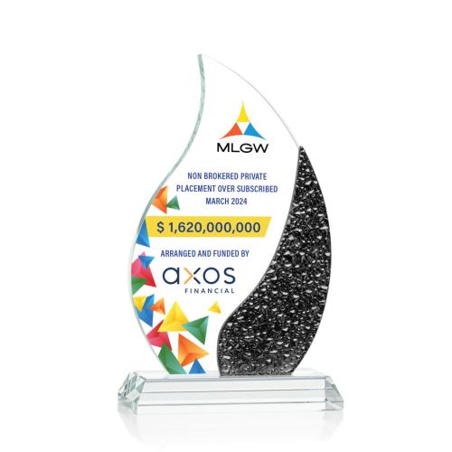 Recognition Awards - Crystal Awards - Oakley VividPrint™ Award - Black
