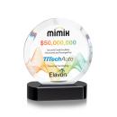 Matlow Circle VividPrint&trade; Award - Black