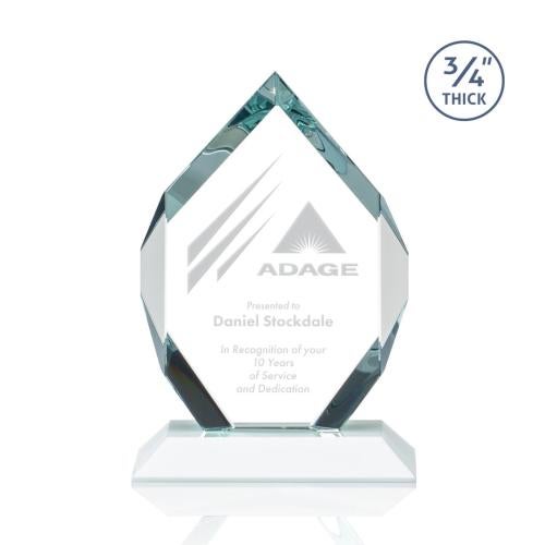 Recognition Awards - Crystal Awards - Royal Diamond Award - White