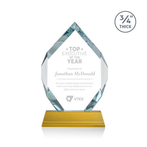 Recognition Awards - Crystal Awards - Royal Diamond Award on Newhaven - Amber
