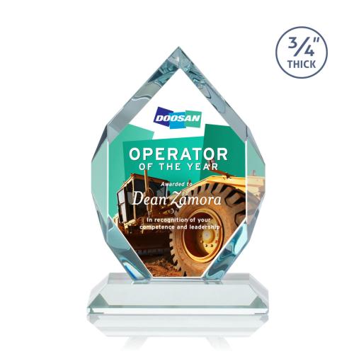 Recognition Awards - Crystal Awards - Royal Diamond VividPrint&trade; Award - Starfire