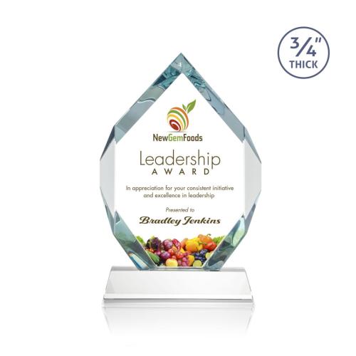 Recognition Awards - Crystal Awards - Royal Diamond VividPrint&trade; Award on Newhaven - Starfire