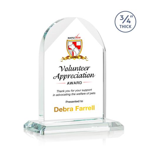 Recognition Awards - Crystal Awards - Blake Vividprint™ Award - Clear