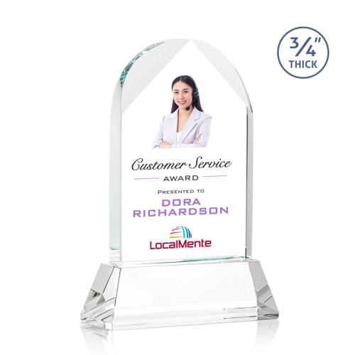 Recognition Awards - Crystal Awards - Blake VividPrint™ Award on Newhaven - Clear