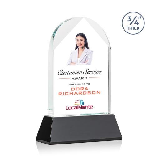 Recognition Awards - Crystal Awards - Blake VividPrint™ Award on Newhaven - Black 