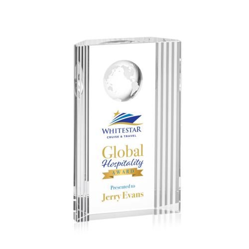 Recognition Awards - Crystal Awards - Torrington Globe VividPrint™ Award