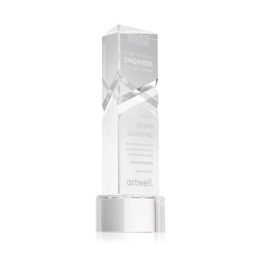 Recognition Awards - Crystal Awards - Oakham Award on Paragon Base - Clear