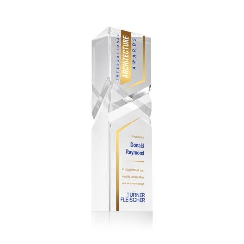 Recognition Awards - Crystal Awards - Oakham VividPrint™ Award