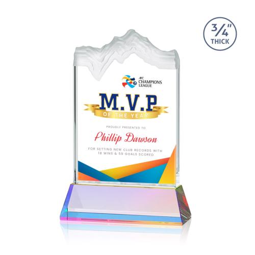 Recognition Awards - Crystal Awards - Kilimanjaro VividPrint™ Award on Newhaven - Prismatic
