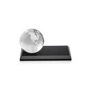 Globe Award on Rectangle Base - Black Alt Image 1
