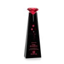Alicia Gemstone Award - Black/Ruby