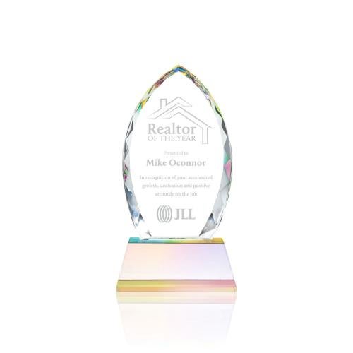 Recognition Awards - Crystal Awards - Wilton Award on Newhaven - Prismatic