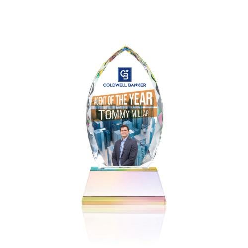 Recognition Awards - Crystal Awards - Wilton VividPrint™ Award on Newhaven - Prismatic