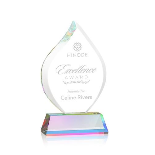 Recognition Awards - Crystal Awards - Worthington on Newhaven Base - Prismatic