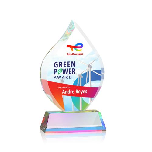 Recognition Awards - Crystal Awards - Worthington VividPrint™ Award on Newhaven - Prismatic