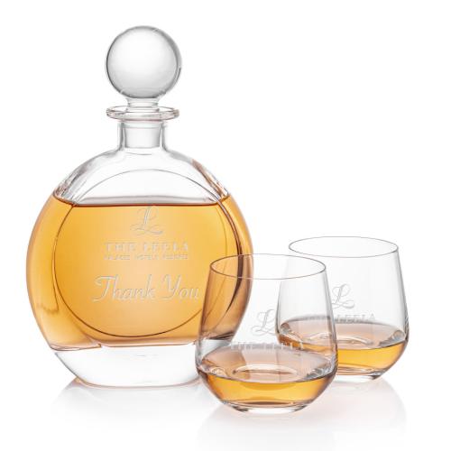 Corporate Gifts - Barware - Decanters - Bonello Decanter & Garland Set