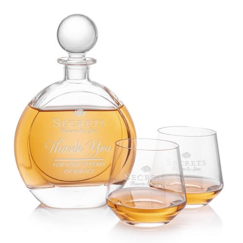 Corporate Gifts - Barware - Decanters - Bonello Decanter & Tucson Set